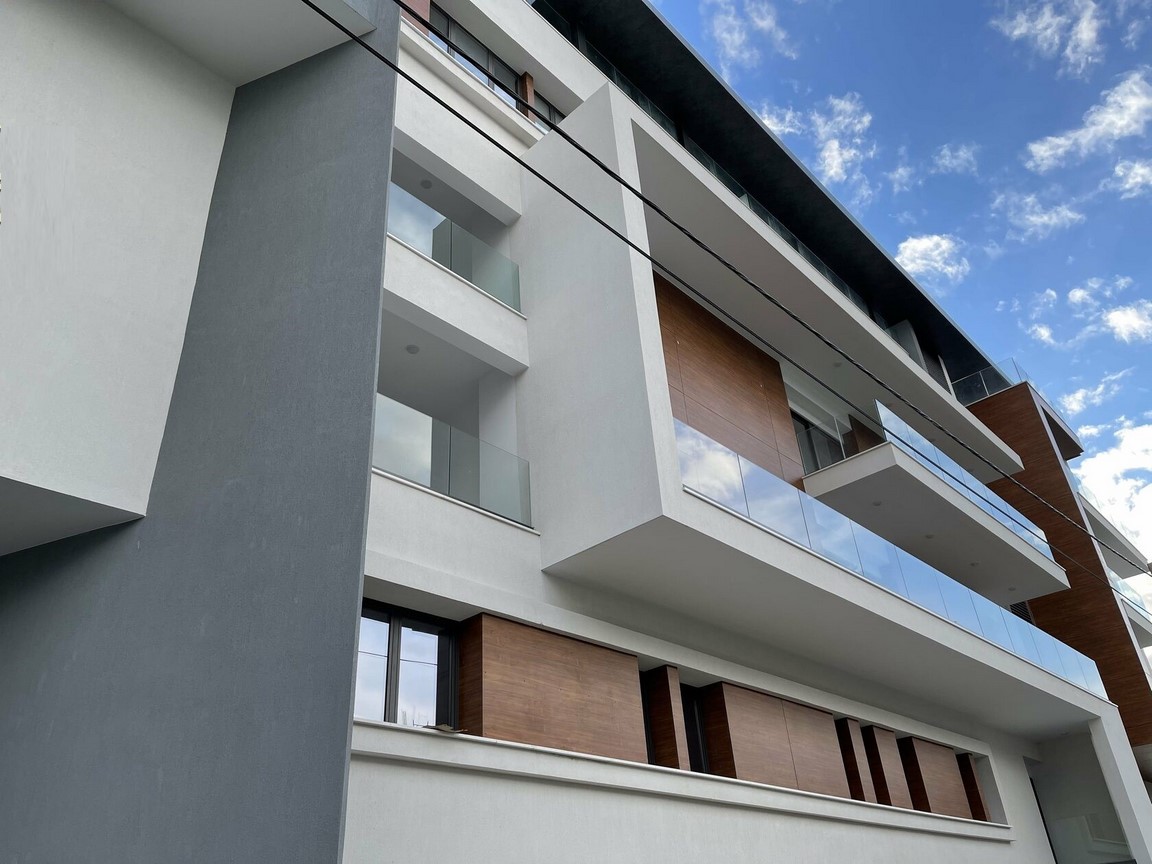 Luxury brand new 3-bedroom penthouse is with roof garden and private swimming pool, located in a quiet residential area in Germasogeia tourist area